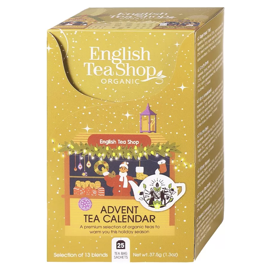 Kalendarz adwentowy - 13 smaków English Tea Shop, 25 saszetek