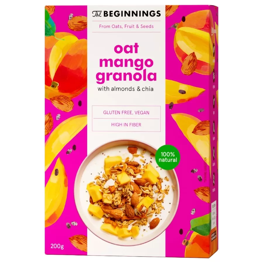 Granola Mango oat Beginnings, 200g