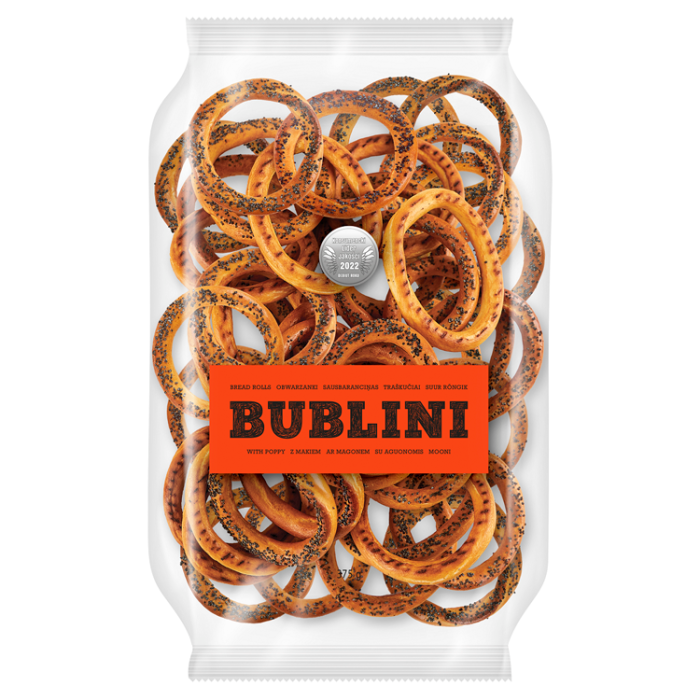 Obwarzanki &quot;Bublini&quot; z makiem 375 g