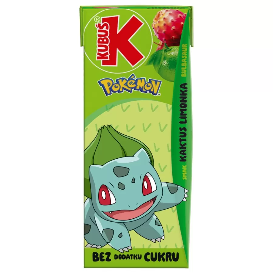 Napój o smaku kaktusa z limonką Kubuś, 200 ml