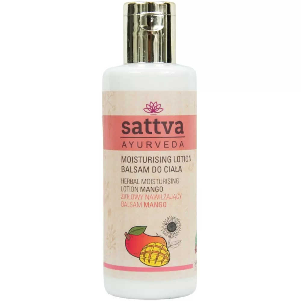 BALSAM DO CIAŁA NAWILŻAJĄCY MANGO 210 ml - SATTVA (AYURVEDA)