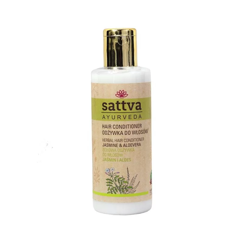 ODŻYWKA DO WŁOSÓW JAŚMIN I ALOES 210 ml - SATTVA (AYURVEDA)