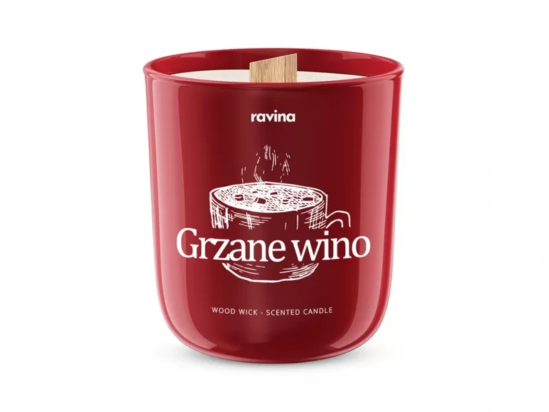 Świeca zapachowa Grzane Wino 175g ravina