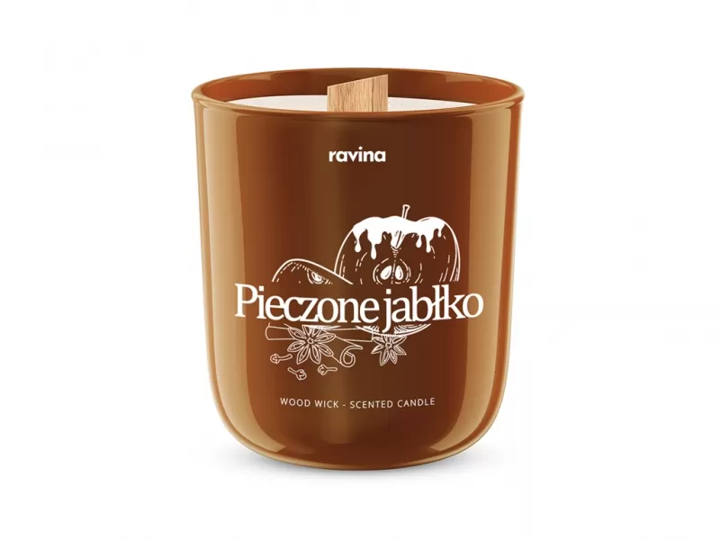 Świeca zapachowa Pieczone Jabłko 175g ravina