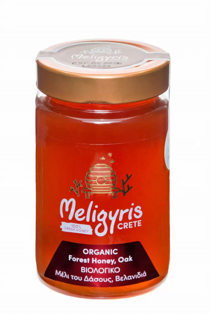 Meligyris miód z Krety dębowy 450g BIO