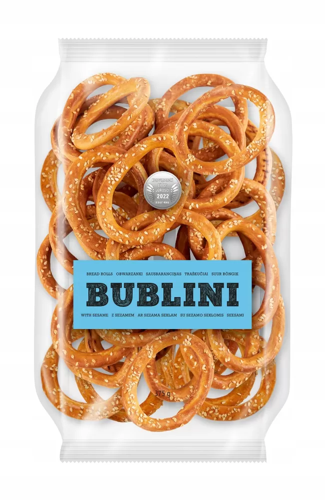 Obwarzanki &quot;Bublini&quot; z sezamem 375 g