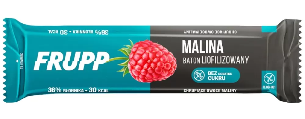 BATON LIOFILIZOWANY MALINOWY BEZGLUTENOWY 10 g - CELIKO (FRUPP)