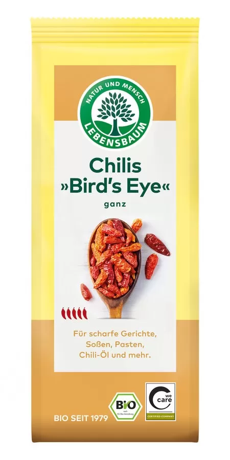 CHILI (PAPRYKA BIRD&#39;S EYE) BIO 20 g - LEBENSBAUM