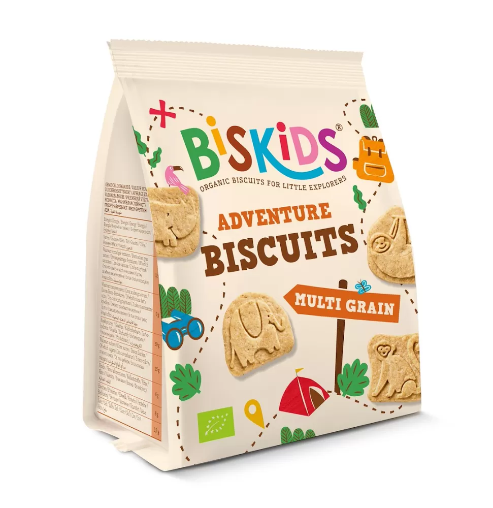 CIASTECZKA WIELOZBOŻOWE ZWIERZĘTA BIO 100 g - BISKIDS