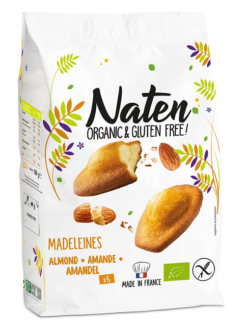 CIASTKA Z MIGDAŁAMI BEZGLUTENOWE BIO 180 g - NATEN