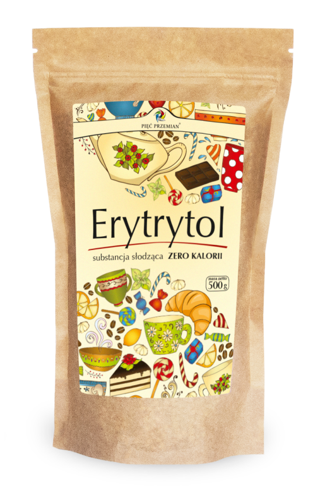 ERYTRYTOL 500 g (TOREBKA PAPIEROWA) - PIĘĆ PRZEMIAN