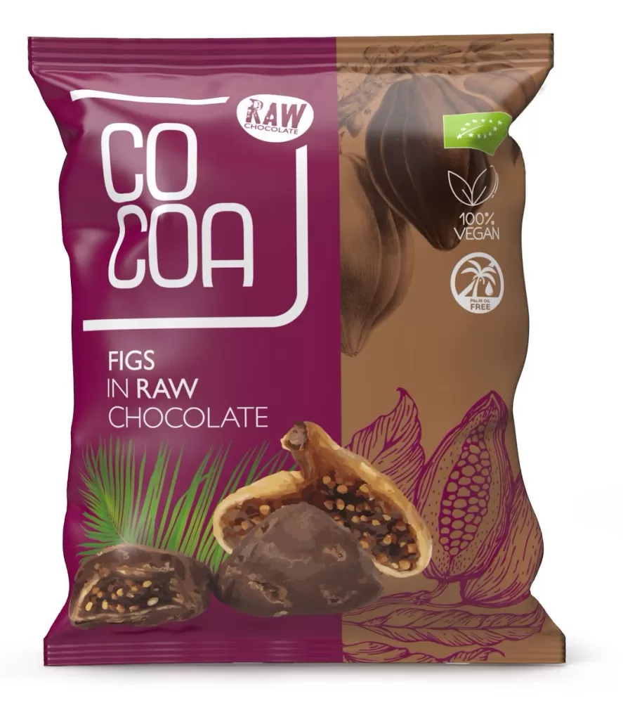 FIGI W SUROWEJ CZEKOLADZIE BIO 70 g - COCOA