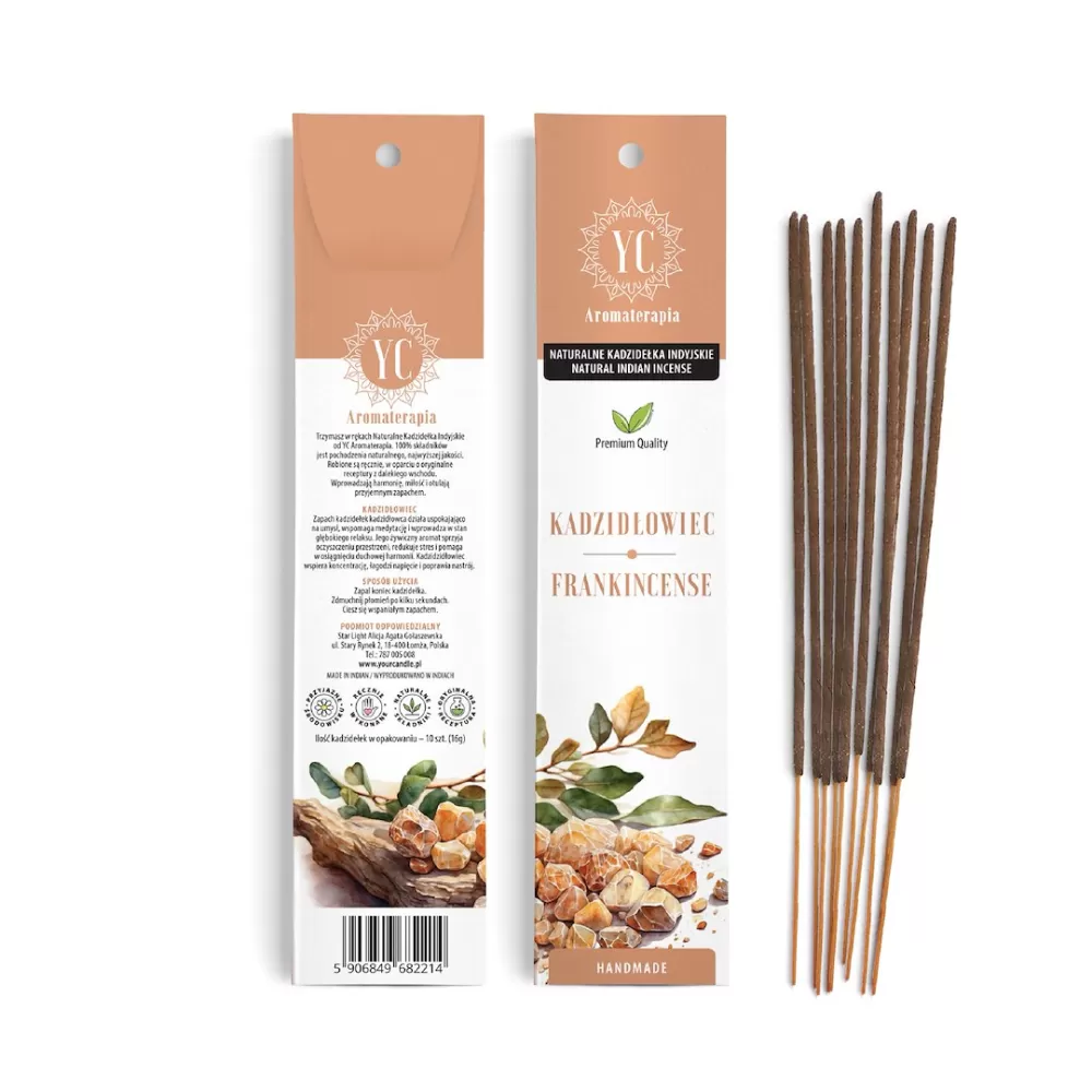 KADZIDEŁKA INDYJSKIE KADZIDŁOWIEC (10 szt.) 16 g - YOUR CANDLE