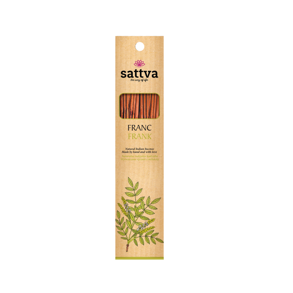 KADZIDŁO INDYJSKIE FRANK (15 szt.) 30 g - SATTVA (WELLNESS)