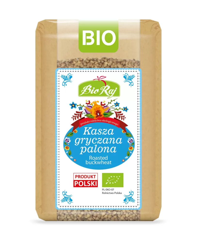 KASZA GRYCZANA PALONA BIO (POLSKA) 500 g - BIO RAJ