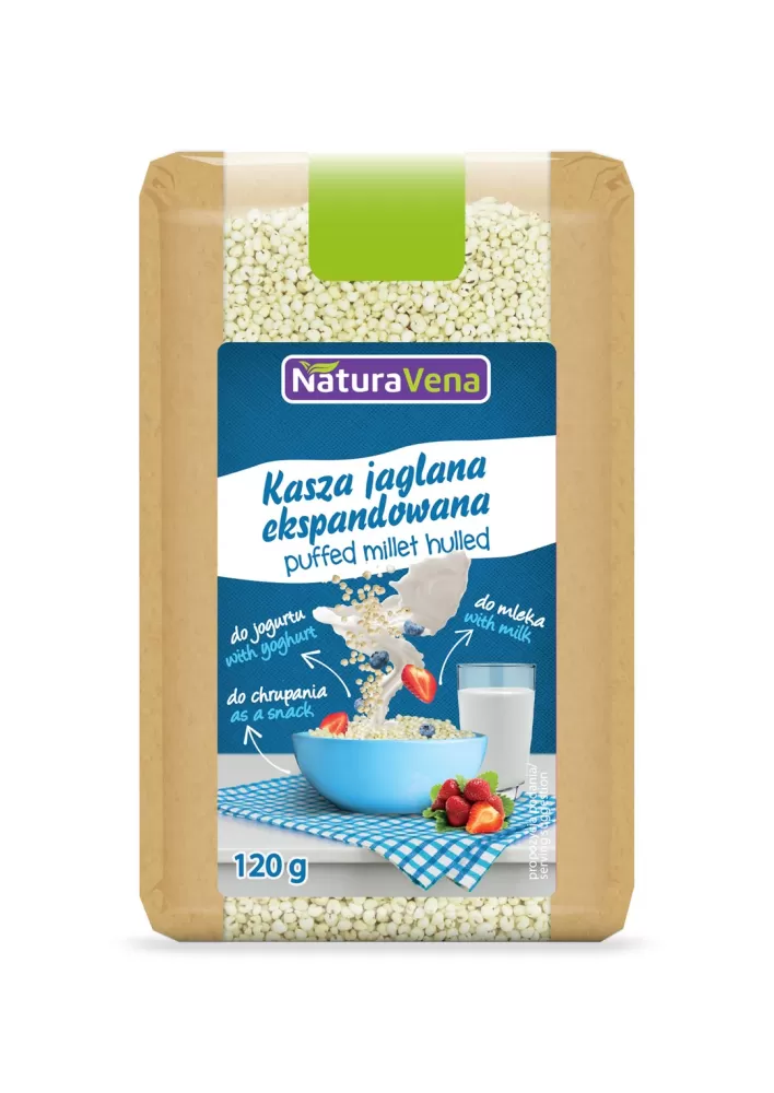 KASZA JAGLANA EKSPANDOWANA 120 g - NATURAVENA