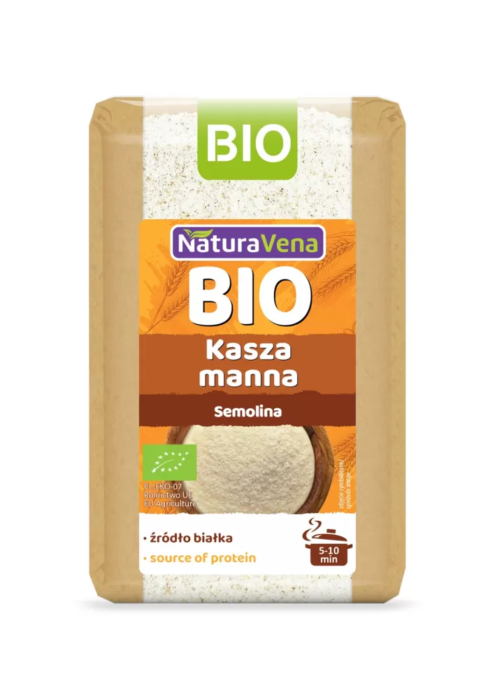 KASZA MANNA BIO 400 g - NATURAVENA