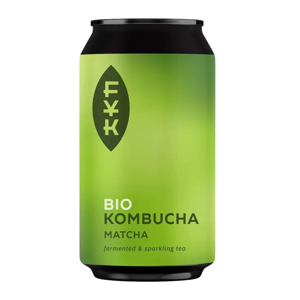 KOMBUCHA HERBATA MATCHA BEZGLUTENOWA BIO 330 ml - FOREVER YOUNG KOMBUCHA