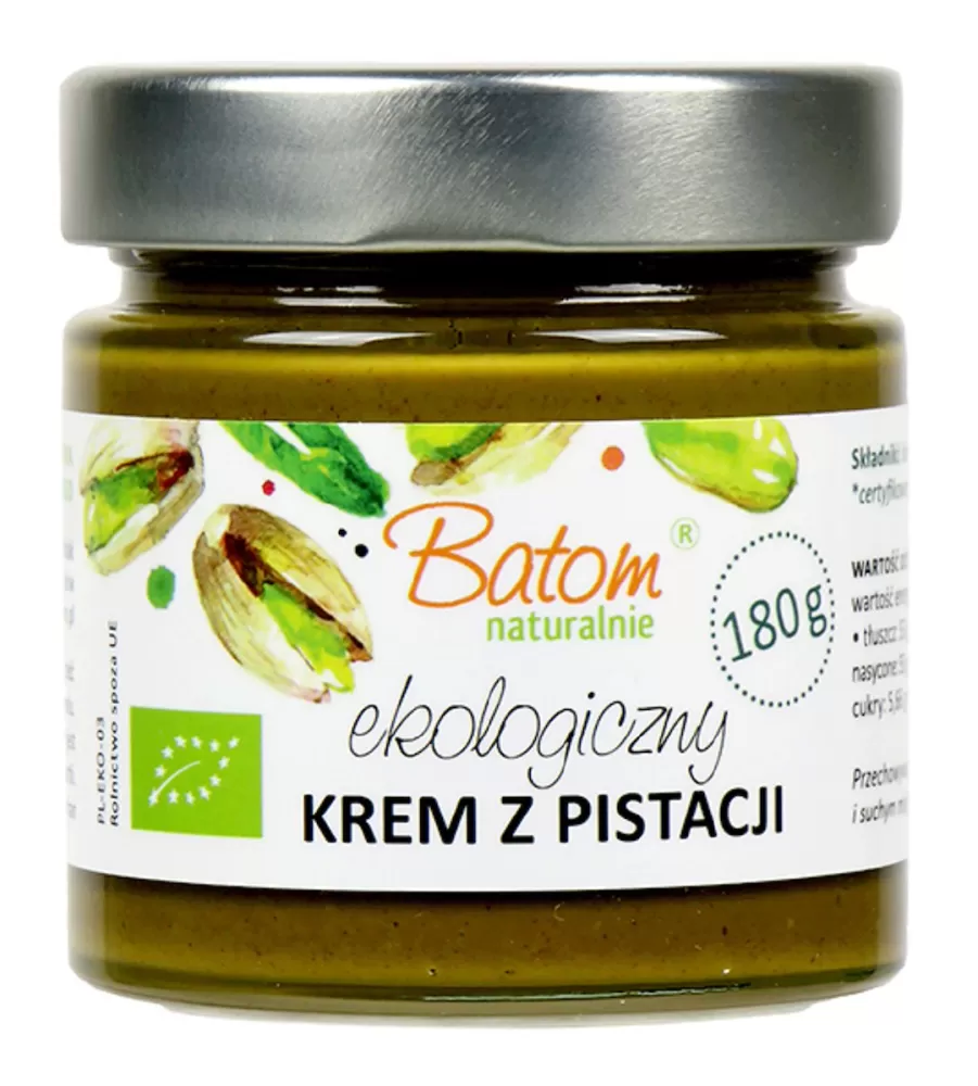 KREM Z PISTACJI 100 % BIO 180 g - BATOM