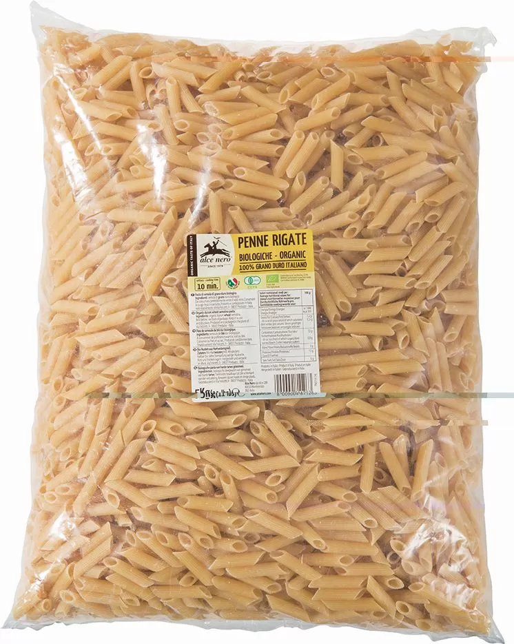 MAKARON (SEMOLINOWY) PENNE BIO 5 kg - HORECA (ALCE NERO)