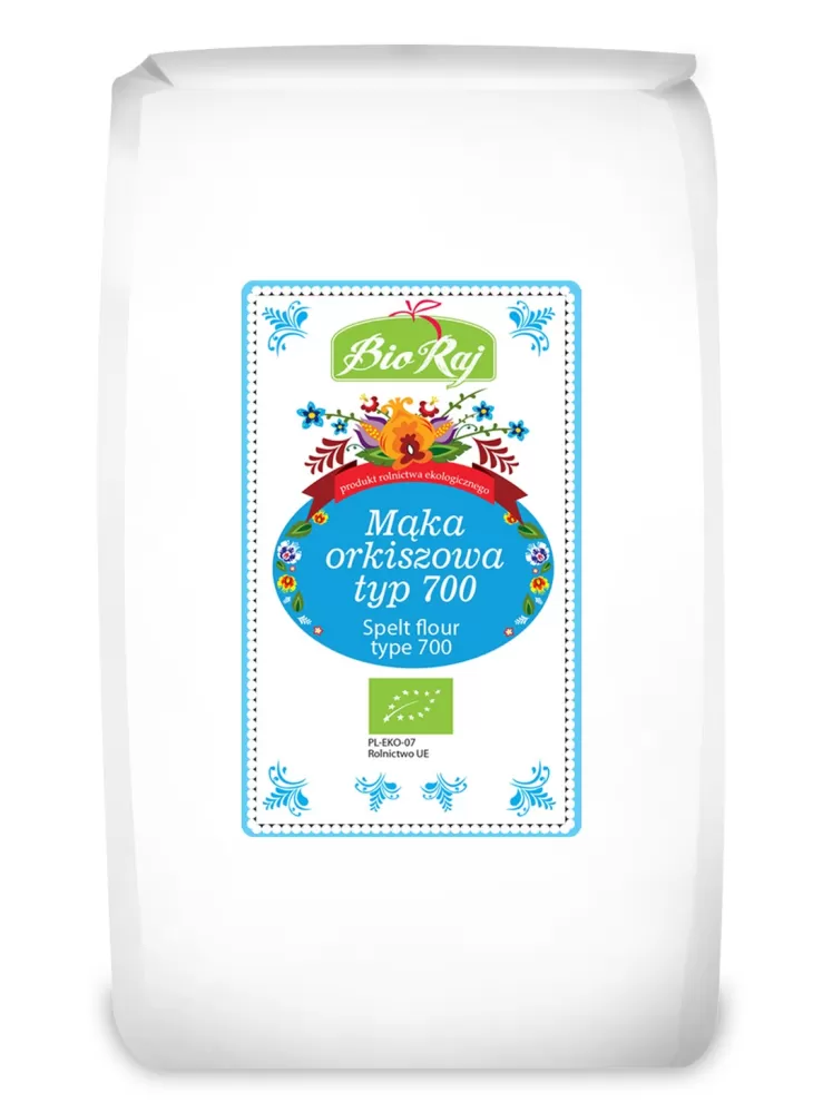 MĄKA ORKISZOWA CHLEBOWA TYP 700 BIO (POLSKA) 1 kg - BIO RAJ