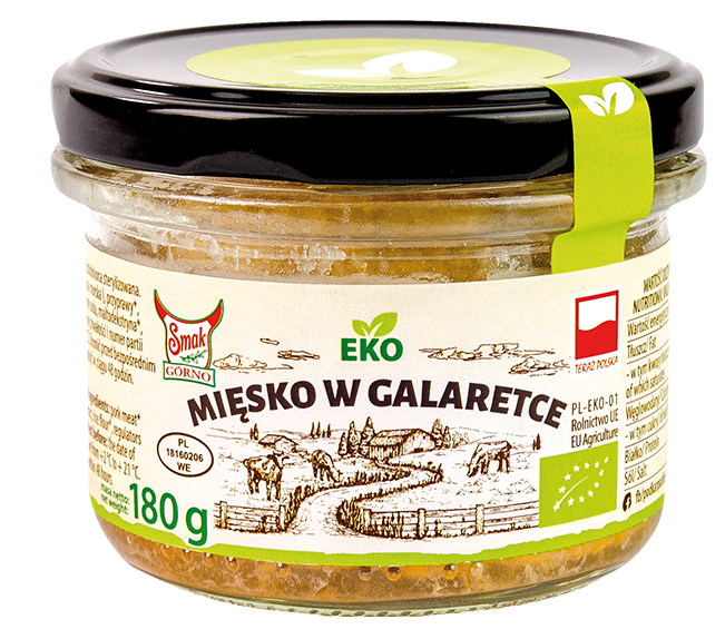 MIĘSKO W GALARETCE BIO 180 g - SMAK EKO