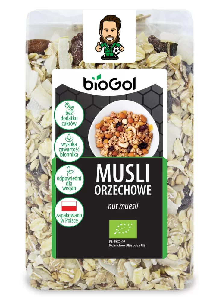 MUSLI ORZECHOWE BIO 300 g - BIOGOL