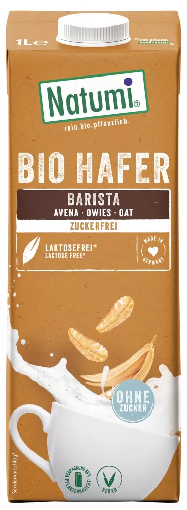NAPÓJ OWSIANY BARISTA BEZ CUKRU BIO 1 L - NATUMI