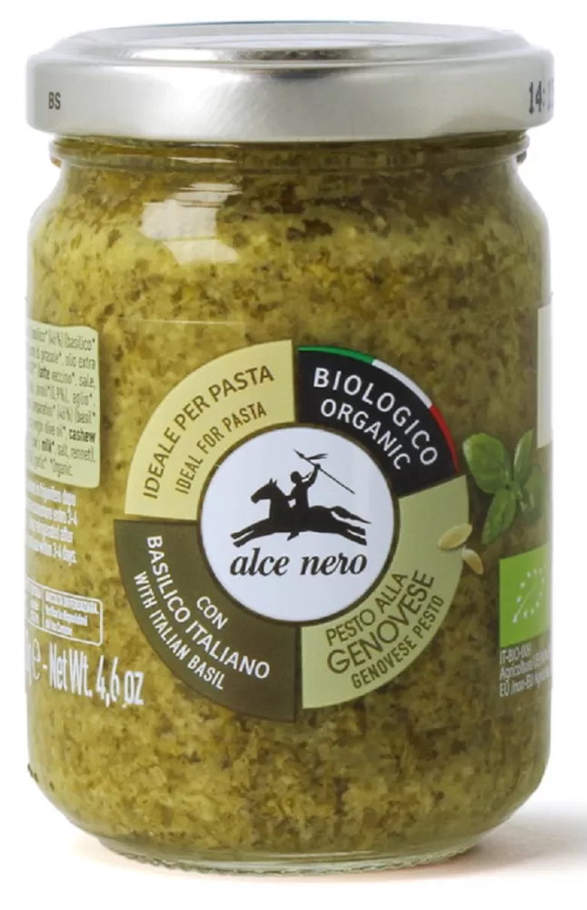 PESTO GENOVESE (SOS BAZYLIOWY) BIO 130 g - ALCE NERO