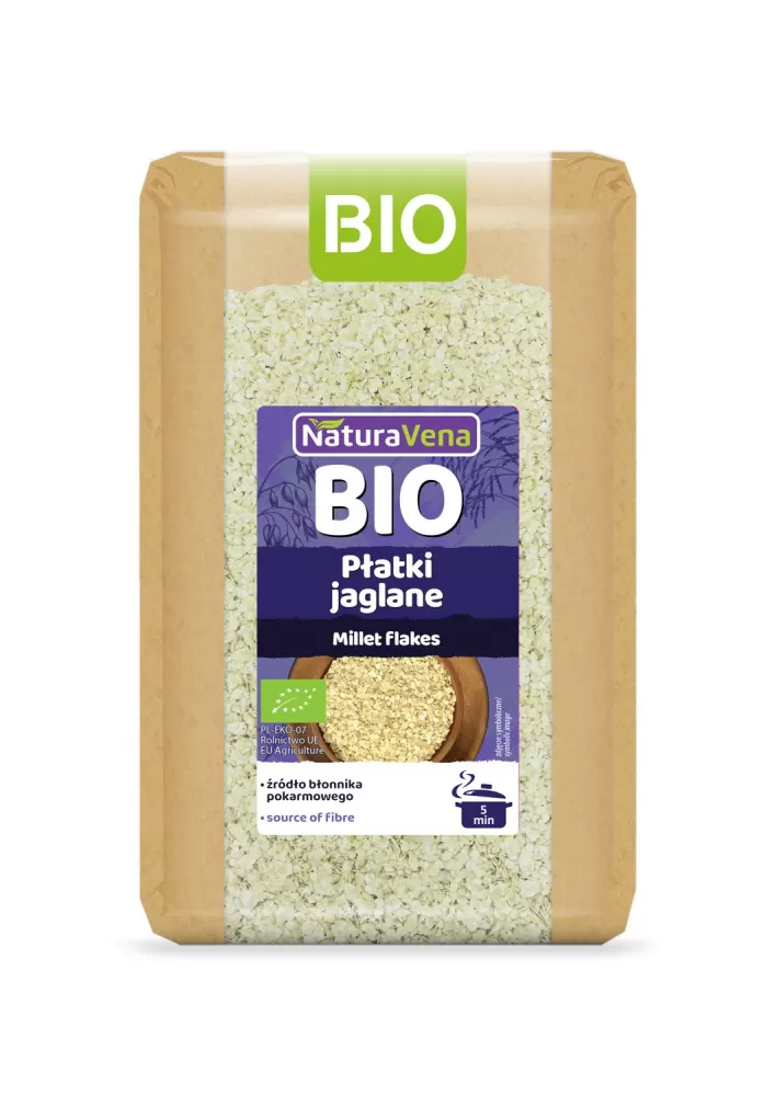 PŁATKI JAGLANE BIO 400 g - NATURAVENA