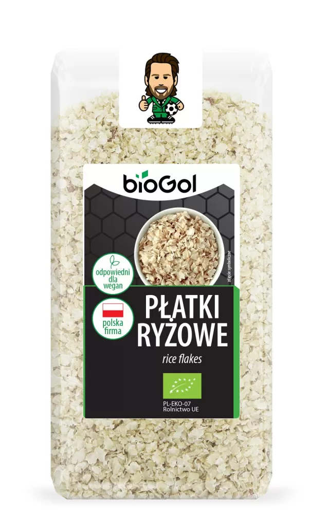 PŁATKI RYŻOWE BIO 300 g - BIOGOL