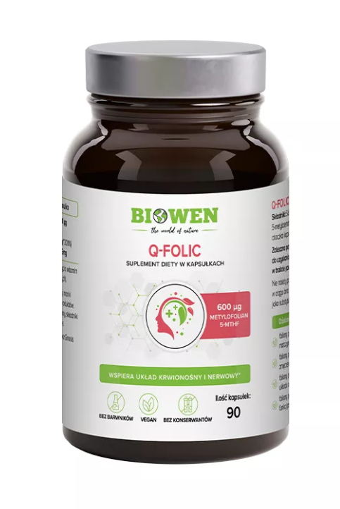 Q-FOLIC 90 KAPSUŁEK - BIOWEN