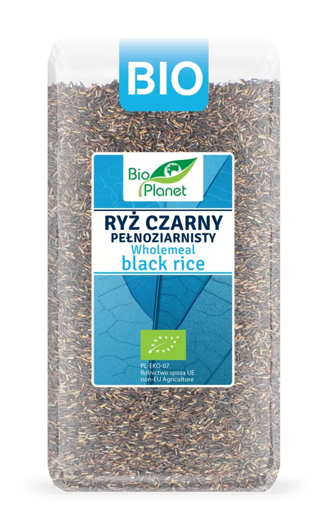 RYŻ CZARNY PEŁNOZIARNISTY BIO 400 g - BIO PLANET