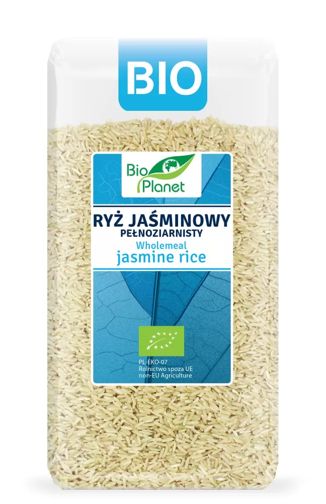 RYŻ JAŚMINOWY PEŁNOZIARNISTY BIO 500 g - BIO PLANET