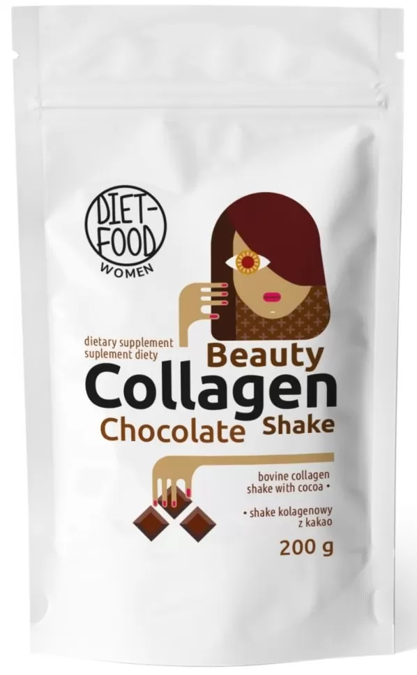 1 SHAKE KOLAGENOWY KAKAOWY 200 g - DIET-FOOD PROMO