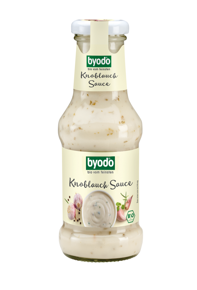 SOS CZOSNKOWY BEZGLUTENOWY BIO 250 ml - BYODO