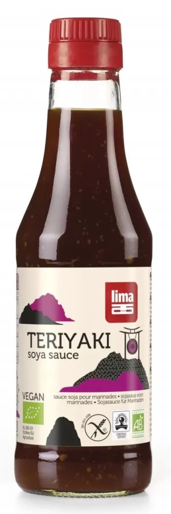 SOS SOJOWY SŁODKI TERIYAKI BEZGLUTENOWY BIO 250 ml - LIMA