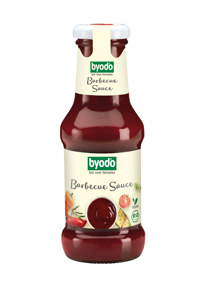 SOS WEGAŃSKI BARBECUE BEZGLUTENOWY BIO 250 ml - BYODO