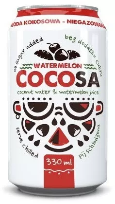 WODA KOKOSOWA Z SOKIEM Z ARBUZA 330 ml - DIET-FOOD