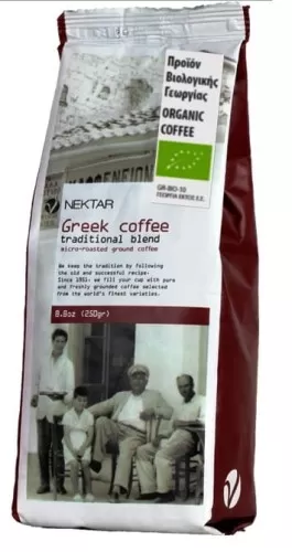 Kawa grecka drobno mielona 200g BIO
