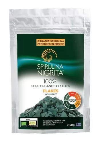 Spirulina Nigrita płatki 50g BIO