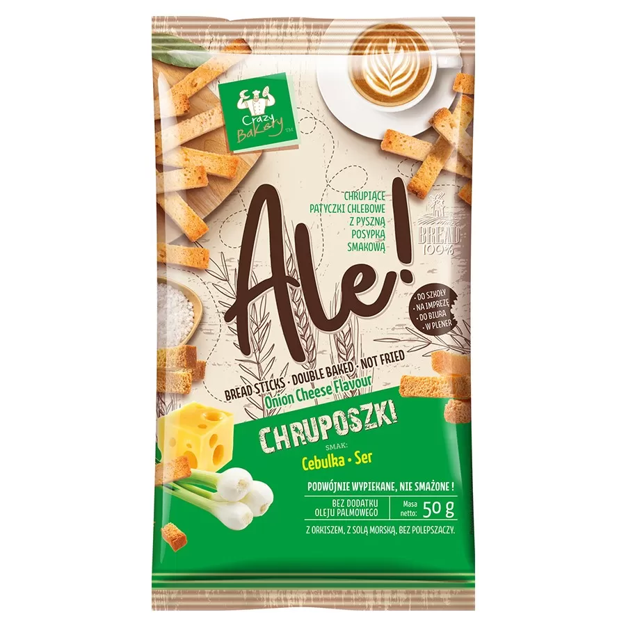 Ale! Chruposzki cebula - ser 50g