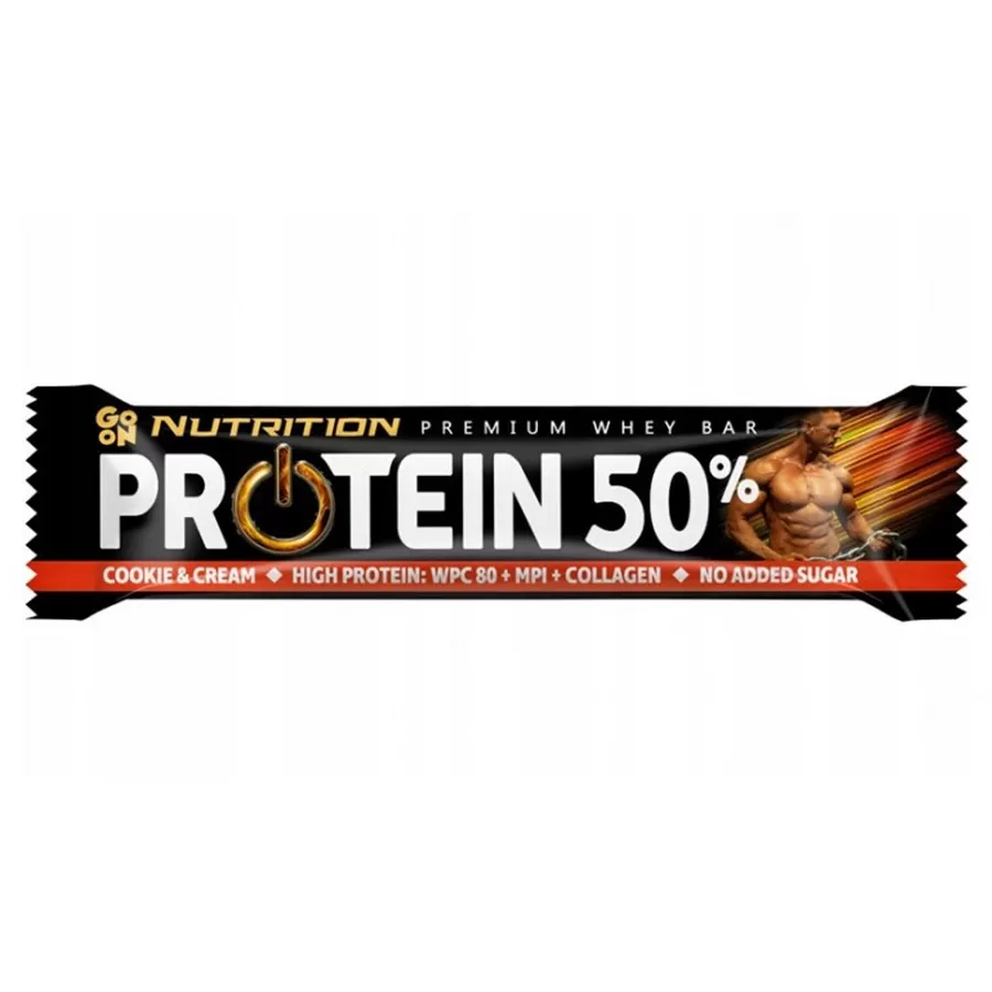Baton Go On Nutrition Protein Bar 50% Cookie-Cream, Sante 40g