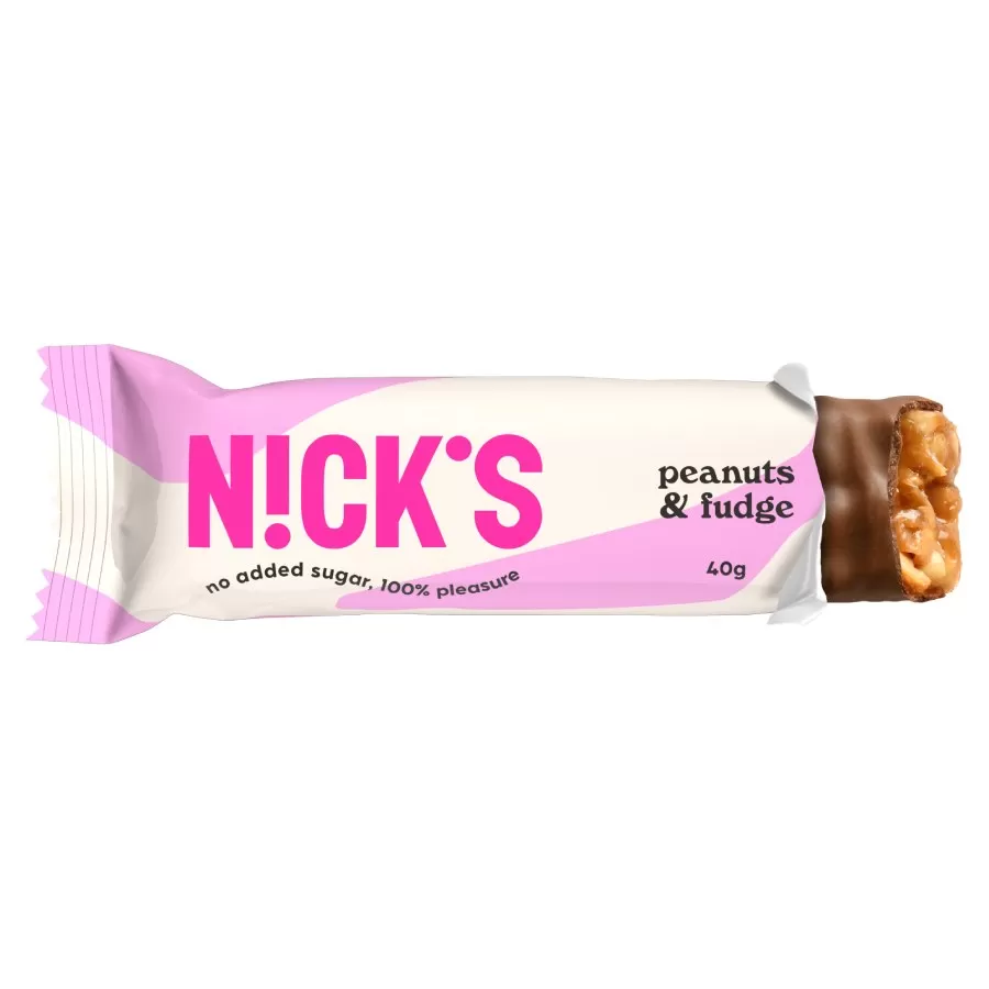 Baton o smaku krówkowym z orzechami ziemnymi Nick&#39;s, 40g