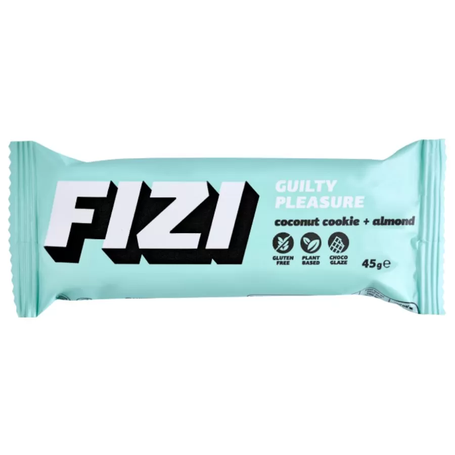 Baton w polewie czekoladowej „COCONUT COOKIE + ALMOND” Fizi, 45g