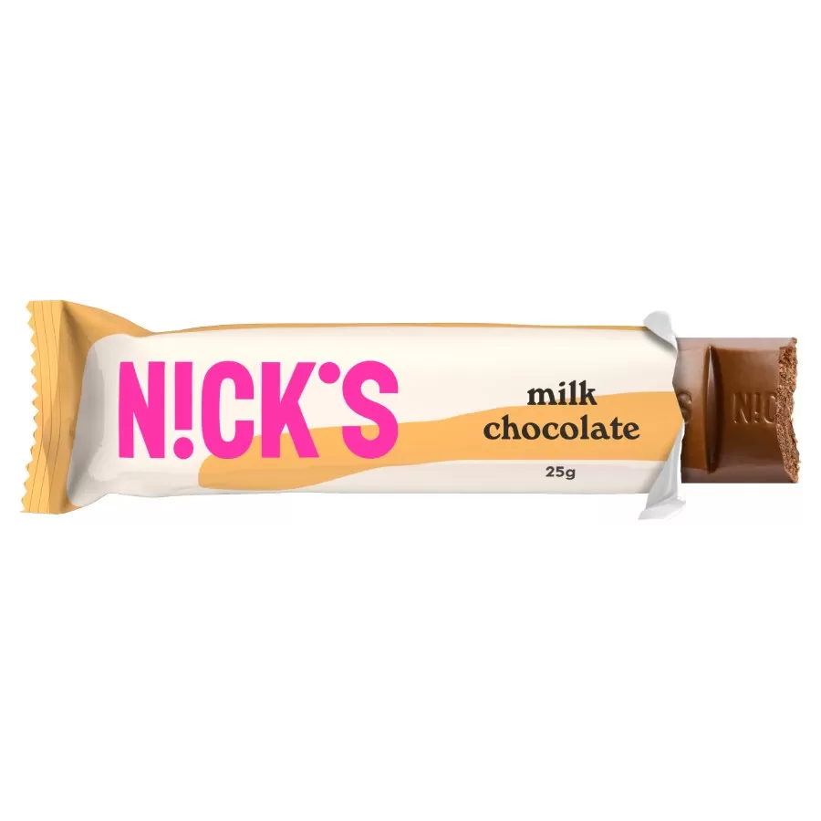 Baton z mlecznej czekolady Nick&#39;s, 25g