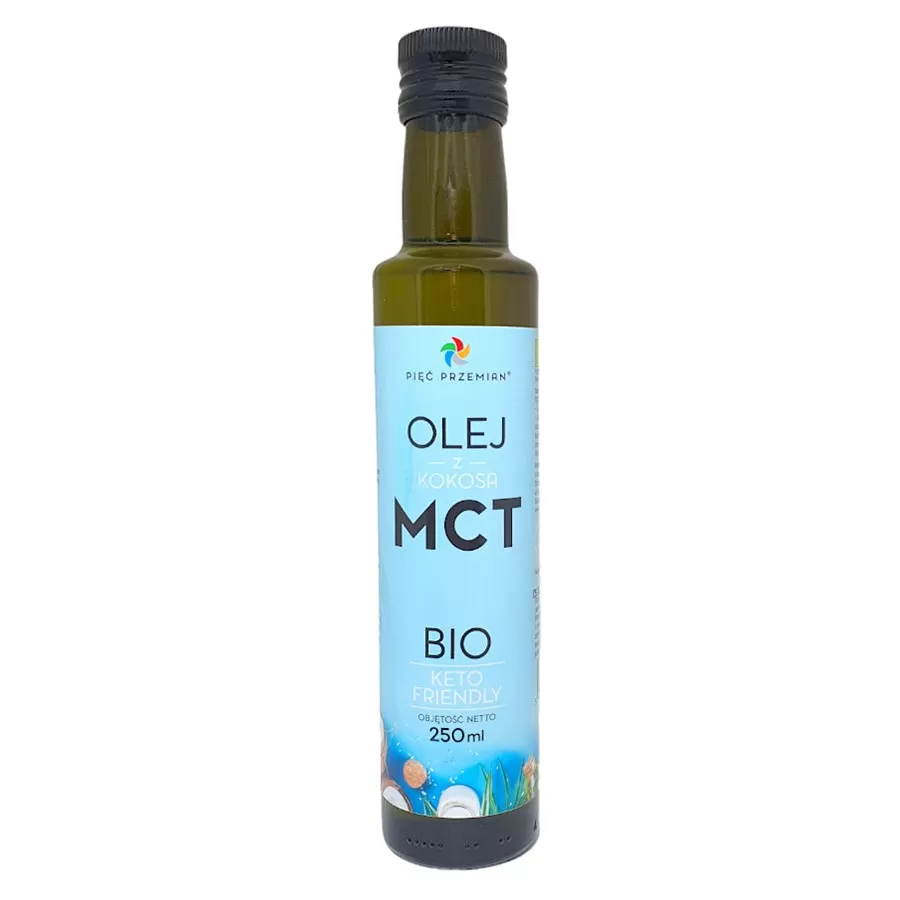 Olej MCT z kokosa BIO Pięć Przemian, 250 ml