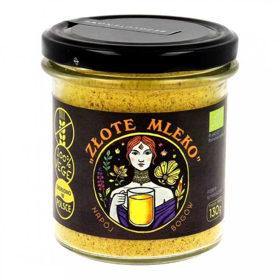 Złote mleko - ajurwedyjski napój bogów  BIO Pięć Przemian, 130 g