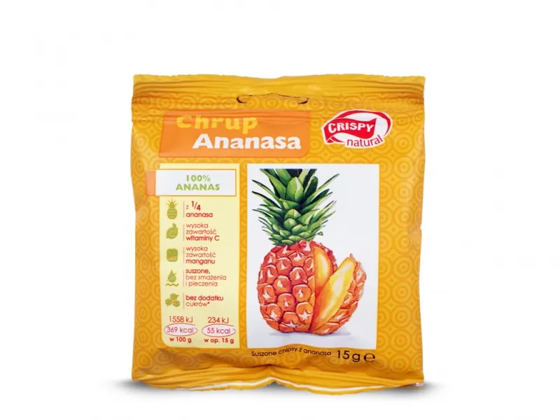 Ananas chips 15g CRISPY