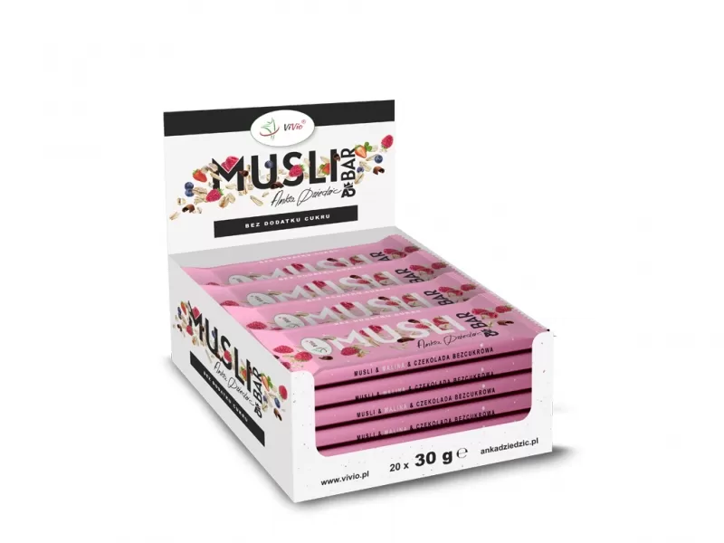 Baton musli malinowy 30g Musli Bar 24szt